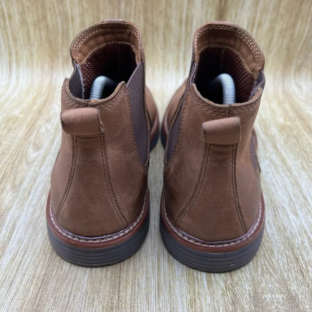 Johnston & Murphy Chelsea Boots Men's Size 9M Brown Leather TRUFOAM 20-4328